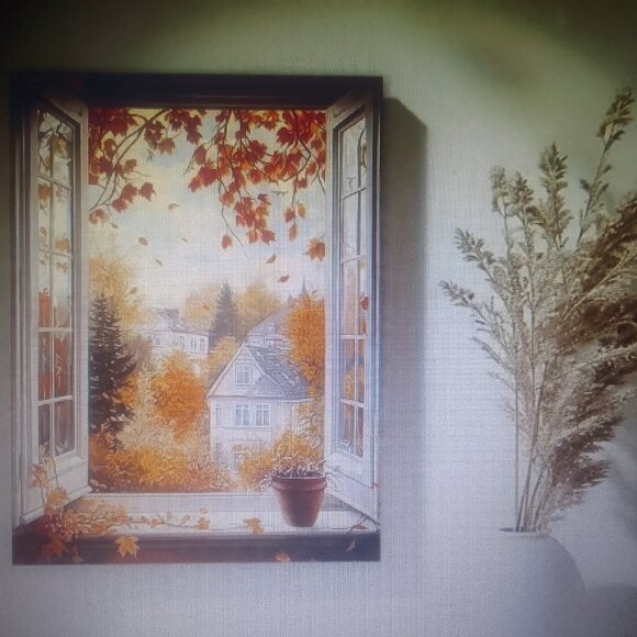 "Happy Thanksgiving" canvas oil painting, brand new